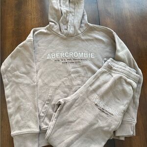 Abercrombie Kids Tan Fleece Hoodie